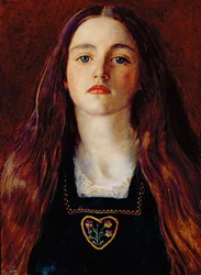 Portrett av en jente, 1857